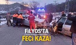 Filyos'ta feci kaza! Yaralılar var