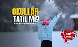 Zonguldak'ta okullar 'Büyük olasılıkla' tatil!