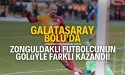 Galatasaray, Boluspor'u Zonguldaklı futbolcunun golüyle farklı mağlup etti