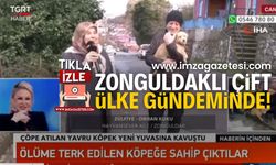 Hayvansever Çift TGRT’ye Konuk Oldu: Sokağa Terk Edilen Köpeğe Sıcak Yuva Verdiler