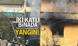 İki katlı binada yangın