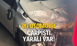 İki otomobilin çarpıştığı kazada yaralı var