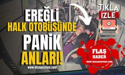 Ereğli Halk Otobüsünde Panik Anları! | İmza