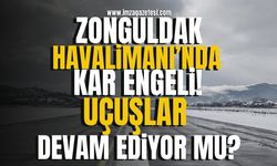 Zonguldak Havalimanı'nda Kar Engeli! Uçuşlar Devam Ediyor Mu?