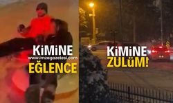 Kar yağışı kimine eğlence kimine de zulüm oldu