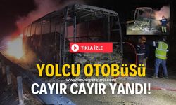 Kastamonu-İstanbul seferini yapan yolcu otobüsü alevlere teslim oldu