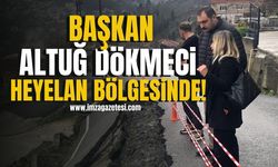 Kozlu Belediye Başkanı Altuğ Dökmeci, heyelan bölgesinde! | İmza