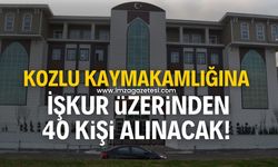 Kozlu Kaymakamlığına İŞKUR üzerinden 40 kişi alınacak