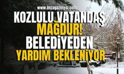 Kozlulu vatandaş mağdur oldu! Kozlu Belediyesi'nden bir çözüm bekleniyor! | Kozlu Haberleri