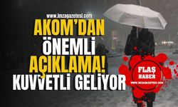 Kuvvetli Kar Yağışı Uyarısı! AKOM’dan Önemli Açıklama! | Hava Durumu Haberleri