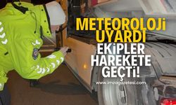 Meteoroloji uyardı polis ekipleri harekete geçti