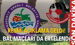 Resmi yazı geldi! Kdz.Ereğli Belediyespor-Kırıkkale Yahşihanspor maçı ertelendi!