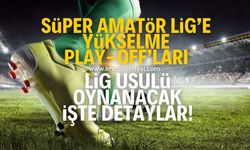 Süper Amatör Lig'e yükselme play-off'ları lig usulü oynanacak