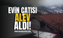 Tek Katlı Evin Çatısı Alev Aldı! | Bartın Haberleri