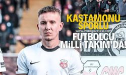 Kastamonusporlu futbolcu milli takıma seçildi