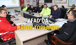 Zonguldak AFAD'da kritik toplantı