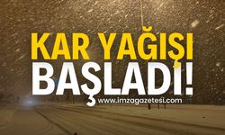 Zonguldak, Bartın, Düzce ve Karabük’te Kar Yağışı Başladı | İmza