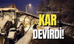 Zonguldak'ta kar, ağaç devirdi! | İMZA