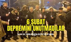 6 Şubat depremini unutmadılar!