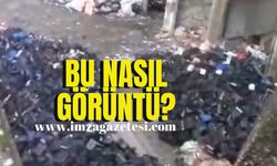 Lavuar Alanında şok görüntü!