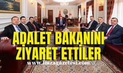 Adalet Bakanını ziyaret ettiler