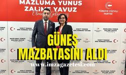 Zerrin Güneş, mazbatasını aldı