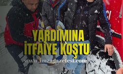 İtfaiye ekipleri hasta vatandaşın yardımına koştu