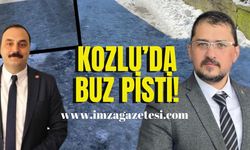 AK Parti Kozlu İlçe Başkanı Ali Duyar; ‘Adeta buz pistine dönüştü’