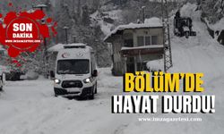 Bölüm Mahallesi’nde Hayat Felç Oldu! Ambulans Yolda Mahsur Kaldı!