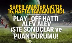 Zonguldak Süper Amatör Ligi’nde 16.hafta tamamlandı! Play-off hattı alev alev! İşte sonuçlar ve puan durumu