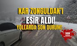 Yoğun Kar Yağışı Zonguldak’ı Esir Aldı! Ereğli ve Çaycuma Yolunda son durum!