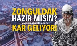 Zonguldak'a kar geliyor! | Zonguldak hava durumu