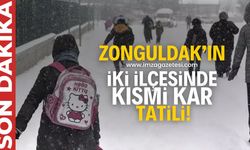 Zonguldak'ın iki ilçesinde okullara kısmi tatil!