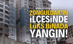 Zonguldak'ın İlçesi'nde Lüks Apartmanda Yangın Paniği | Zonguldak haber