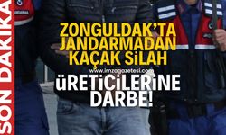 Zonguldak'ın Kdz.Ereğli ilçesinde kaçak silah imalathanesine operasyon!