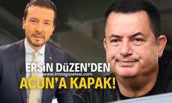 Zonguldaklı ünlü spor spikeri Ersin Düzen'den Fenerbahçe Asbaşkanı Acun Ilıca'ya kapak!