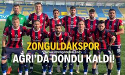 Zonguldakspor Ağrı'da dondu kaldı