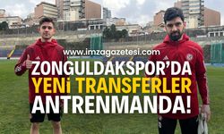 Zonguldakspor’da son günde transfer edilen Erkan Anapa ve Mehmet Kuzucu ikilisi de antrenmana katıldı.