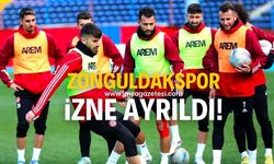 Zonguldaksporlu futbolcular izne ayrıldı