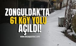 Zonguldak’ta 61 kapalı köy yolu açıldı! | iMZA