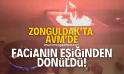 Zonguldak’ta AVM’deki kafede facianın eşiğinden dönüldü!