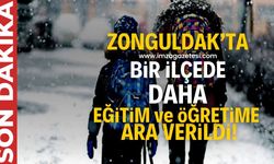 Zonguldak'ta eğitim ve öğretime ara haberleri peş peşe geldi! Bir ilçede daha tatil edildi