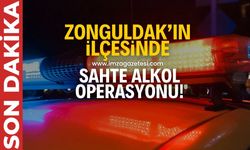 Zonguldak'ta sahte alkol operasyonu!