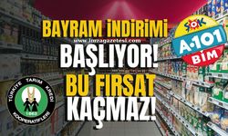 A101,BİM,ŞOK ve Tarım Kredi Marketlerde Bayram Şöleni Başlıyor!