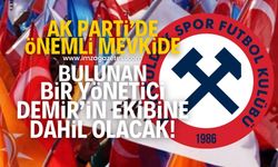 AK Parti'nin önemli mevkideki yöneticisi Harun Demir'in ekibine dahil olacak