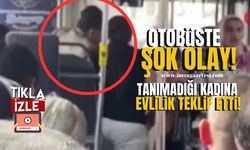 Otobüste Şok Eden Olay! Tanımadığı Kadına Evlilik Teklif Etti...