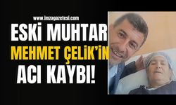 Eski muhtar Mehmet Çelik’in acı kaybı! | Çaycuma Haberleri