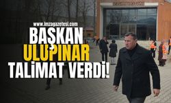 Devrek Belediye Başkanı Özcan Ulupınar, talimat verdi!