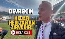 Devrek Belediyespor Başkanı Çetin Kuzu, “Devrek Belediyespor’un hedefi her zaman zirve!”