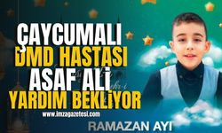 DMD Hastası Çaycumalı Asaf Ali'ye Ramazan fitre ve zekatlarıyla umut olun! | Çaycuma Haberleri